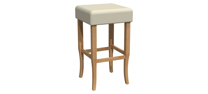 Fixed stool - BE018B-1200