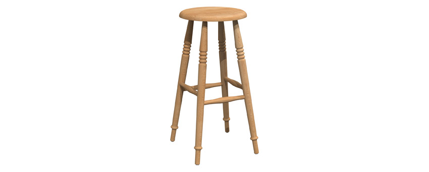 Fixed stool - BSFB-0300