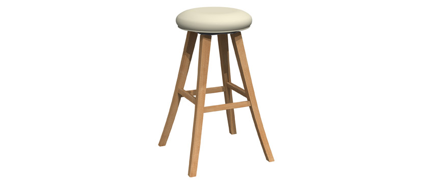 Swivel stool - BSRB-1200