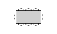 .:: Table avec dessus de verre teinté TBRGL-0620 ::.